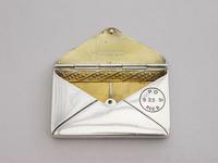 Victorian Patented American Sterling Silver & Enamel Envelope Form Double Stamp Case (8 of 8) Victorian Patented American Sterling Silver & Enamel Envelope Form Double Stamp Case (8 of 8)
