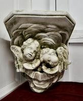 Sleeping Angels, Large Stoneware Weathered Wall Bracket (3 of 7) Sleeping Angels, Large Stoneware Weathered Wall Bracket (3 of 7)