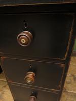 Black Painted Writing Desk with Drawers, Gothic Shabby Chic (13 of 15) Black Painted Writing Desk with Drawers, Gothic Shabby Chic (13 of 15)