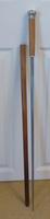 Hallmarked Silver Malacca Sword Stick / Walking Cane 1911