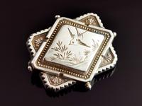 Victorian Silver Swallow Locket Brooch (6 of 11) Victorian Silver Swallow Locket Brooch (6 of 11)