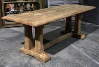 French Bleached Oak Trestle Farmhouse Dining Table (4 of 18) French Bleached Oak Trestle Farmhouse Dining Table (4 of 18)