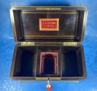 Victorian French Tortoiseshell Twin Canister Tea Caddy (13 of 17) Victorian French Tortoiseshell Twin Canister Tea Caddy (13 of 17)