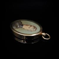 Antique Edwardian Large Oval Portrait Rolled Gold Picture Locket Pendant (6 of 10) Antique Edwardian Large Oval Portrait Rolled Gold Picture Locket Pendant (6 of 10)