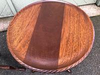 Pair of Antique Mahogany Tripod Wine Tables (8 of 8) Pair of Antique Mahogany Tripod Wine Tables (8 of 8)