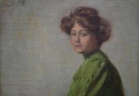Armand Laureys b.1867 La Femme En Vert c.1900 (3 of 7) Armand Laureys b.1867 La Femme En Vert c.1900 (3 of 7)