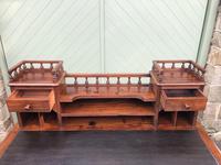 Antique Anglo Indian Teak Pedestal Writing Desk (7 of 13) Antique Anglo Indian Teak Pedestal Writing Desk (7 of 13)