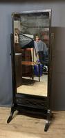 Black Lacquered Chinoiserie Edwardian Cheval Dressing Mirror (2 of 12) Black Lacquered Chinoiserie Edwardian Cheval Dressing Mirror (2 of 12)