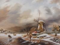 Oil on Board Dutch Landscape Artist Thomassini (4 of 10) Oil on Board Dutch Landscape Artist Thomassini (4 of 10)