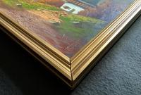 The Three Peaks 20thc Vintage Swiss School - Mountainous Landscape Oil Painting (11 of 12) The Three Peaks 20thc Vintage Swiss School - Mountainous Landscape Oil Painting (11 of 12)