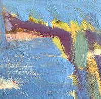 Original Abstract Oil on Board 'Santorini' by Frank Beanland - Initialled. c.1985 (2 of 3) Original Abstract Oil on Board 'Santorini' by Frank Beanland - Initialled. c.1985 (2 of 3)