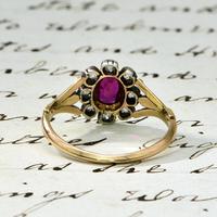 The Antique Victorian Ruby & Ten Diamond Ring (5 of 5) The Antique Victorian Ruby & Ten Diamond Ring (5 of 5)