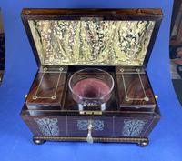 Regency Rosewood Twin Canister Tea Caddy (4 of 17) Regency Rosewood Twin Canister Tea Caddy (4 of 17)