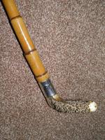 Vintage Gents Bamboo Hunt Whip With Plaited Leather Beaufort Thong (6 of 8) Vintage Gents Bamboo Hunt Whip With Plaited Leather Beaufort Thong (6 of 8)
