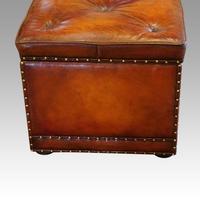 Large Victorian Leather Ottoman (8 of 9) Large Victorian Leather Ottoman (8 of 9)