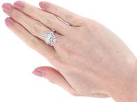 1.18ct Diamond & 14ct White Gold Dress Ring c.1930 (7 of 9) 1.18ct Diamond & 14ct White Gold Dress Ring c.1930 (7 of 9)