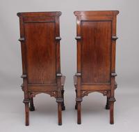 Near Pair of 19th Century Carved Oak Gothic Hall Chairs (4 of 12) Near Pair of 19th Century Carved Oak Gothic Hall Chairs (4 of 12)