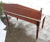 1910's Maple and Co Mahogany Marble Top Washstand with Tiles (4 of 4) 1910's Maple and Co Mahogany Marble Top Washstand with Tiles (4 of 4)