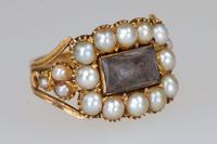 Georgian 15ct Gold Pearl Antique Memorial English Ring c.1800 (18 of 20) Georgian 15ct Gold Pearl Antique Memorial English Ring c.1800 (18 of 20)