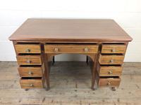 Antique Edwardian Inlaid Mahogany Desk (8 of 12) Antique Edwardian Inlaid Mahogany Desk (8 of 12)