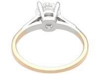 0.93ct Diamond & 18ct Yellow Gold Solitaire Ring - Vintage c.1940 (5 of 9) 0.93ct Diamond & 18ct Yellow Gold Solitaire Ring - Vintage c.1940 (5 of 9)