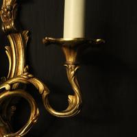 French Set of 4 Gilded Opposing Twin Arm Wall Lights (4 of 9) French Set of 4 Gilded Opposing Twin Arm Wall Lights (4 of 9)
