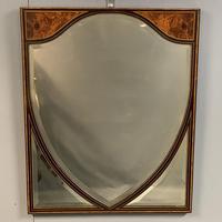 19th Century Ebonised & Burr Walnut Mirror 19th Century Ebonised & Burr Walnut Mirror