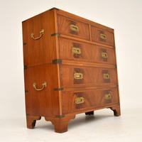 Antique Mahogany Military Campaign Chest of Drawers (8 of 11) Antique Mahogany Military Campaign Chest of Drawers (8 of 11)
