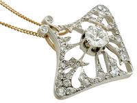 4.21ct Diamond & 18ct Yellow Gold Pendant / Brooch - Antique French c.1900 (5 of 16) 4.21ct Diamond & 18ct Yellow Gold Pendant / Brooch - Antique French c.1900 (5 of 16)