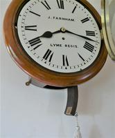 Excellent 12” English Fusee Dial Timepiece by James Farnham 1860 (2 of 7) Excellent 12” English Fusee Dial Timepiece by James Farnham 1860 (2 of 7)