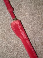 Antique Red / Orange Patterned Canopy Umbrella W/Red Velvet Handle & Canopy Cover (6 of 14) Antique Red / Orange Patterned Canopy Umbrella W/Red Velvet Handle & Canopy Cover (6 of 14)