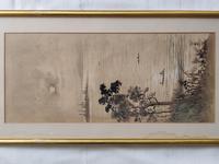 Three Japanese original ink/ watercolour lanscape paintings circa mid. 20th Century (18 of 20) Three Japanese original ink/ watercolour lanscape paintings circa mid. 20th Century (18 of 20)