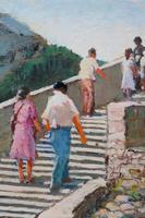 Figures on a Spanish Bridge by Thomas Pote (4 of 6) Figures on a Spanish Bridge by Thomas Pote (4 of 6)
