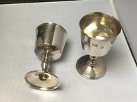 Excellent Pair of Solid Silver Goblets Eliz II (2 of 5) Excellent Pair of Solid Silver Goblets Eliz II (2 of 5)