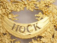 George III Silver Gilt Wreath Wine Label 'HOCK' by Digby Scott & Benjamin Smith - London 1806 (7 of 11) George III Silver Gilt Wreath Wine Label 'HOCK' by Digby Scott & Benjamin Smith - London 1806 (7 of 11)