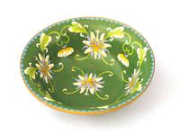 Fine Japanese Green Cloisonné Orchid Bowl (4 of 5) Fine Japanese Green Cloisonné Orchid Bowl (4 of 5)
