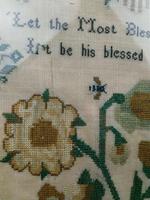 Large Antique Needlework Sampler 1835 Mary Ann Fulcher 13yrs in Frame 14" x 19" (8 of 12) Large Antique Needlework Sampler 1835 Mary Ann Fulcher 13yrs in Frame 14" x 19" (8 of 12)
