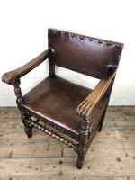 Set of Six Oak & Leather Dining Chairs (22 of 23) Set of Six Oak & Leather Dining Chairs (22 of 23)