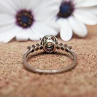 Antique Art Deco Platinum Old Cut Diamond & Ruby Target Ring c.1925, Engagement Ring (6 of 6) Antique Art Deco Platinum Old Cut Diamond & Ruby Target Ring c.1925, Engagement Ring (6 of 6)