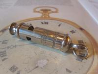 Vintage Pocket Watch Chain Fob 1940s Large Silver Chrome Railway or Police Whistle Fob (8 of 9) Vintage Pocket Watch Chain Fob 1940s Large Silver Chrome Railway or Police Whistle Fob (8 of 9)