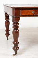Large Victorian Mahogany Writing Table (4 of 10) Large Victorian Mahogany Writing Table (4 of 10)