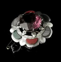 Victorian Scottish Agate & Amethyst Brooch, Sterling Silver (11 of 11) Victorian Scottish Agate & Amethyst Brooch, Sterling Silver (11 of 11)