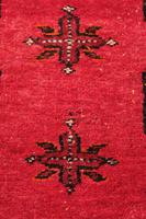Handmade Bokhara wool rug vibrant red ground (10 of 11) Handmade Bokhara wool rug vibrant red ground (10 of 11)