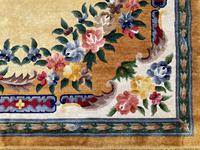 Vintage Chinese Silk Carpet 2.43m x 1.59m (4 of 11) Vintage Chinese Silk Carpet 2.43m x 1.59m (4 of 11)