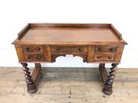 Antique Mahogany Desk with Barley Twist Supports (6 of 13) Antique Mahogany Desk with Barley Twist Supports (6 of 13)