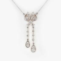 Antique Belle Epoque Gold Platinum & Diamond Pendant c.1910 (6 of 7) Antique Belle Epoque Gold Platinum & Diamond Pendant c.1910 (6 of 7)