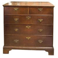 Queen Anne Period Oak Chest of Drawers (2 of 5)