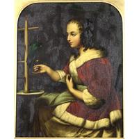 'A Young Woman in a Red Jacket Feeding a Parrot, 1663', (2 of 9) 'A Young Woman in a Red Jacket Feeding a Parrot, 1663', (2 of 9)