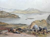 19th Century Scottish Highlands Watercolour Loch Kishorn By William Leighton Leitch (29 of 36) 19th Century Scottish Highlands Watercolour Loch Kishorn By William Leighton Leitch (29 of 36)