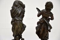 Pair of Antique Victorian Spelter Figurines (8 of 9) Pair of Antique Victorian Spelter Figurines (8 of 9)